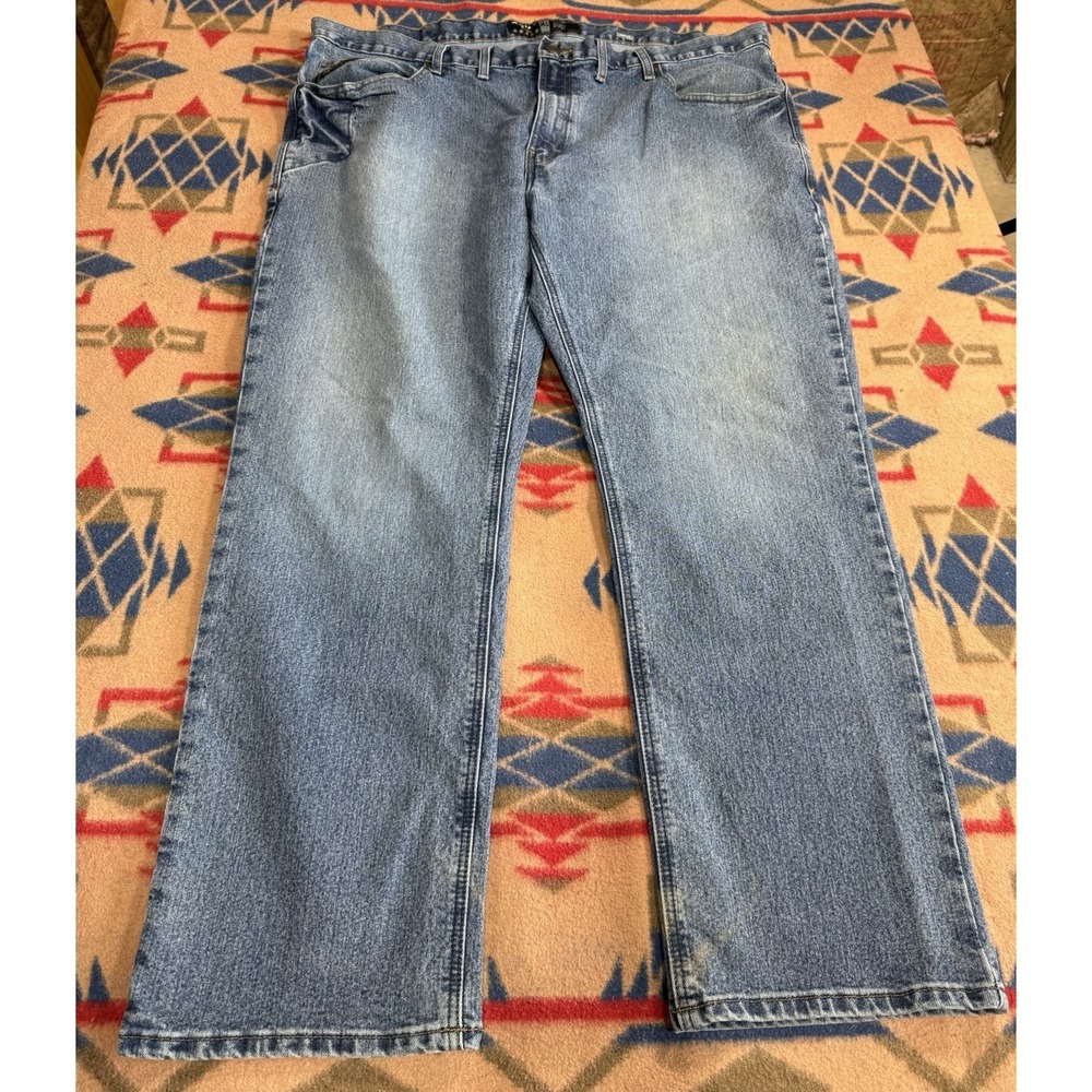 Ariat Rebar M4 Jeans Mens 46x31* Relaxed Boot Cut Blue Denim